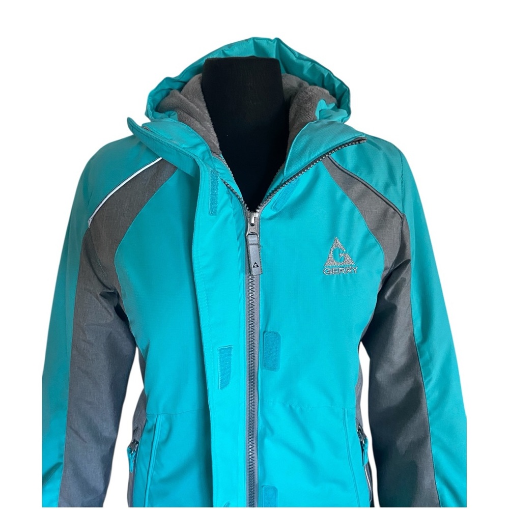 Gerry Turquoise & Gray Winter Shell Jacket - Like… - image 3